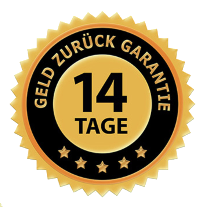 14 Tage Zufriedenheitsgarantie